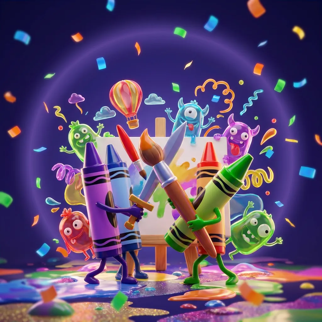 DoodleDuel — key art