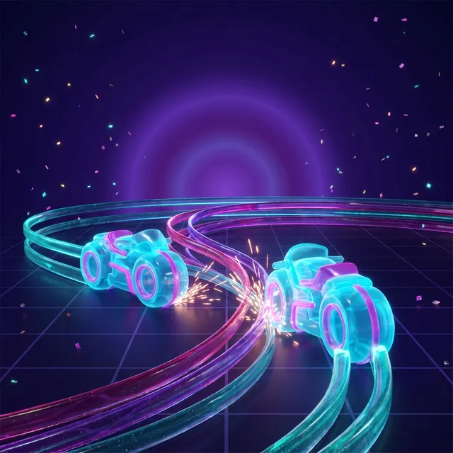 Neon Trails — key art