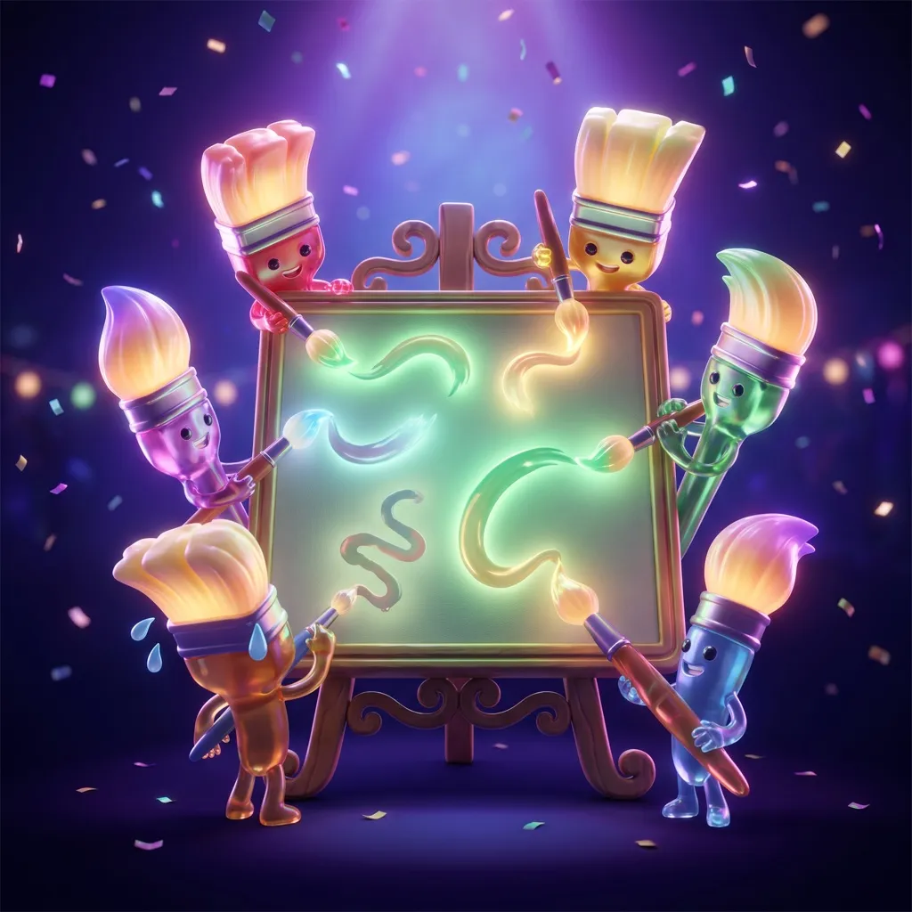 Sneaky Brush — key art