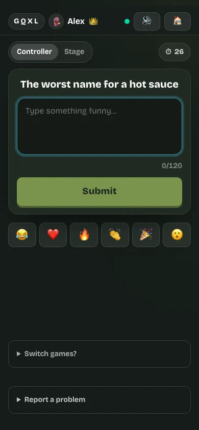 QuipClash player controller